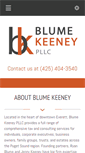 Mobile Screenshot of blumekeeney.com